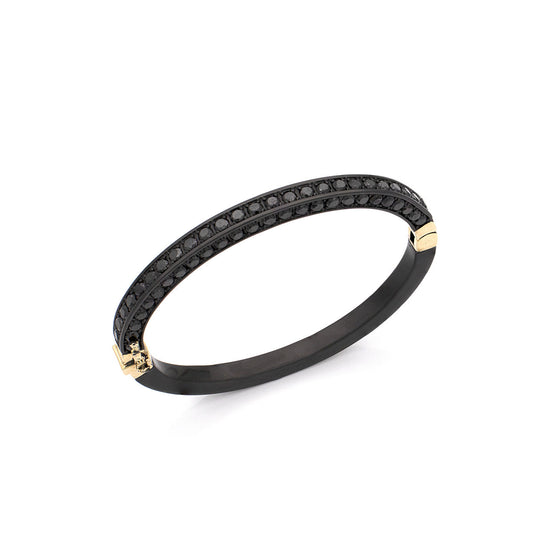 "HUSBAND'S CUFF" - ORO 18KT - NERO