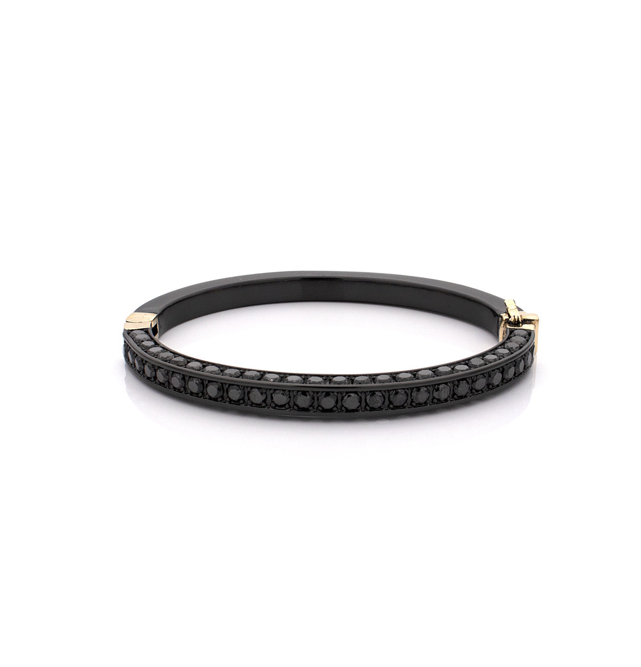 "HUSBAND'S CUFF" - 18KT GOLD - BLACK