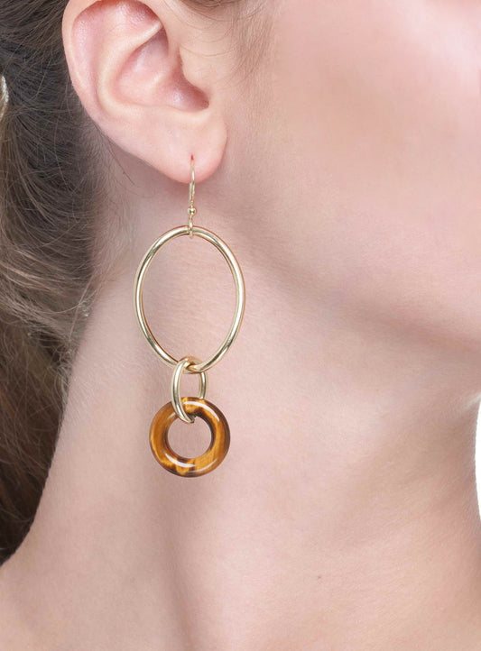 STELLA COLLECTION - 18KT GOLD - TIGER EYE LINK