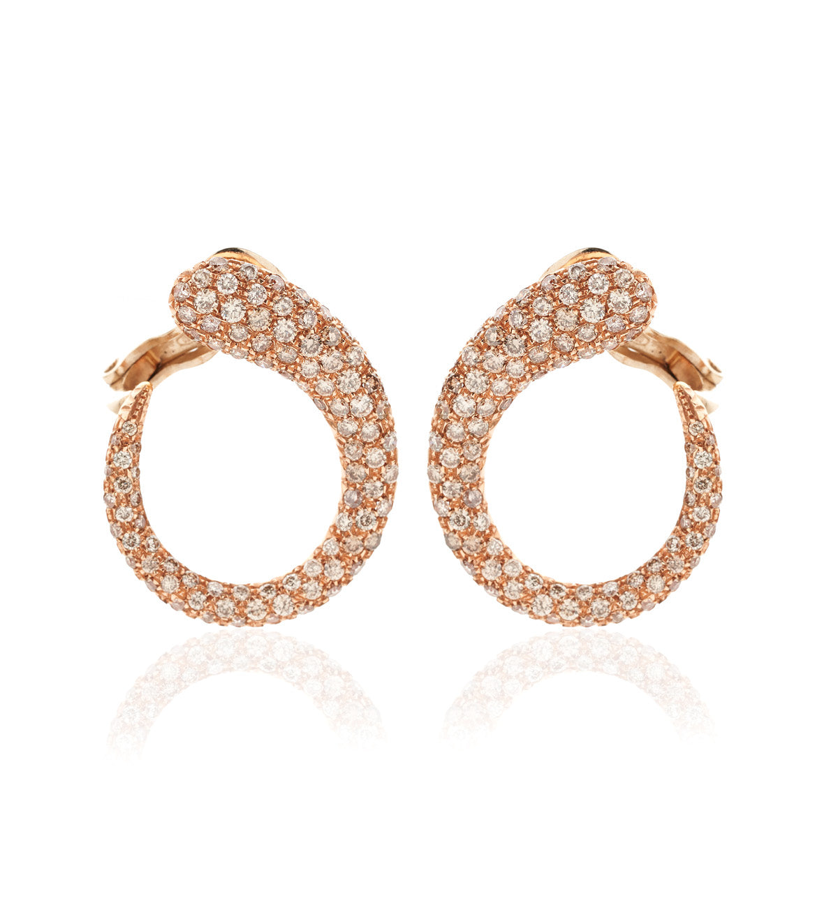 GOCCE COLLECTION BROWN DIAMONDS EARRINGS