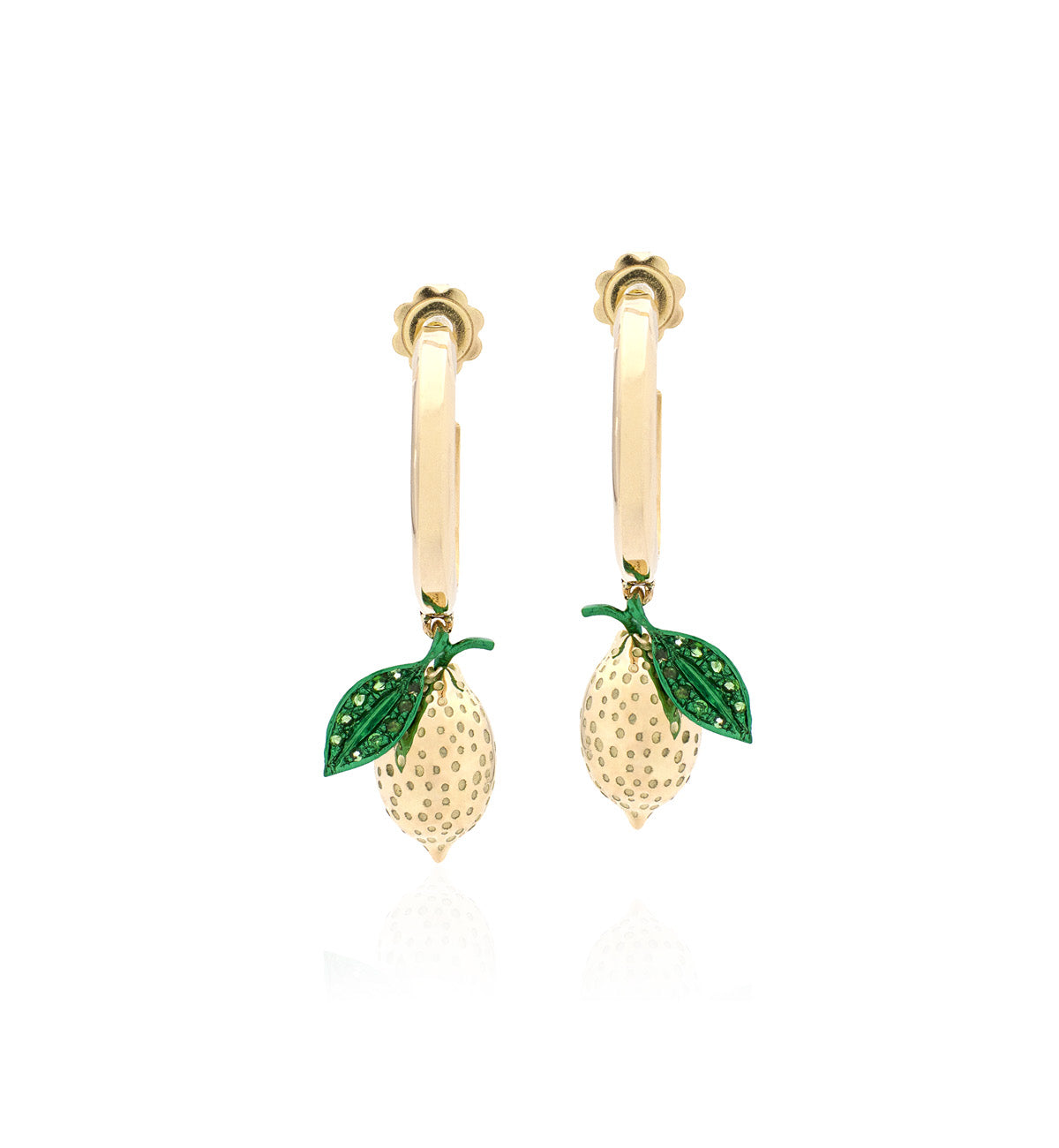 "LOVE LEMONS" - 18KT GOLD - EARRINGS
