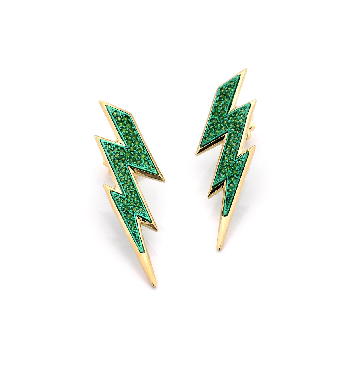"FULMINI" - 18KT YELLOW GOLD/ TSAVORITE