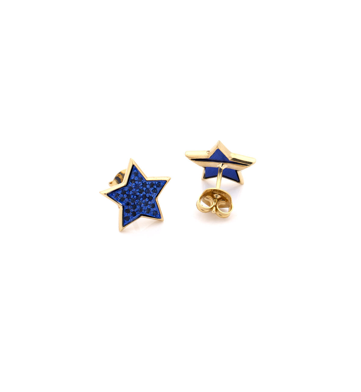 "STELLINA" - 18KT YELLOW GOLD/ BLUE SAPPHIRES