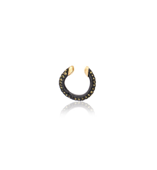 "MARJ" - EAR CUFFS - ORO 18KT - ZAFFIRI GIALLI
