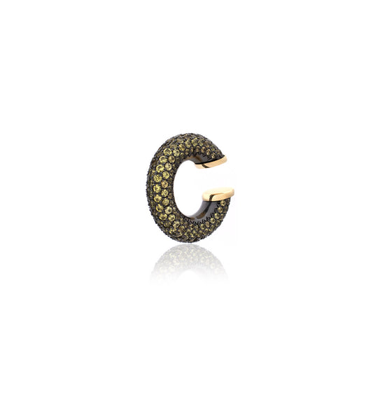 "MARJ" - EAR CUFFS - ORO 18KT - ZAFFIRI GIALLI