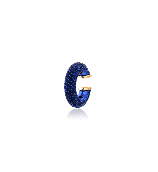 "MARJ" - EAR CUFFS - ORO 18KT - ZAFFIRI BLU