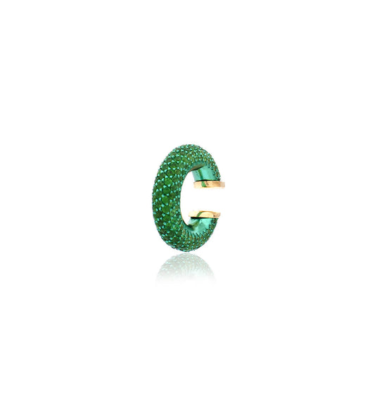 "MARJ" - EAR CUFFS - ORO 18KT - TSAVORITE