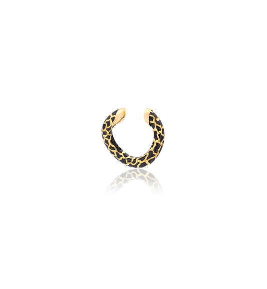 "MARJ" - EAR CUFFS - ORO 18KT - ARGENTO - MACULATO - GIALLO