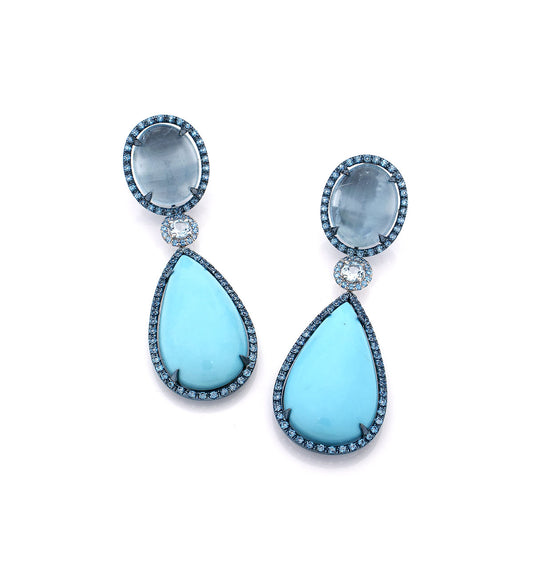 "NEL BLU" - ORO BIANCO 18KT - TITANIO