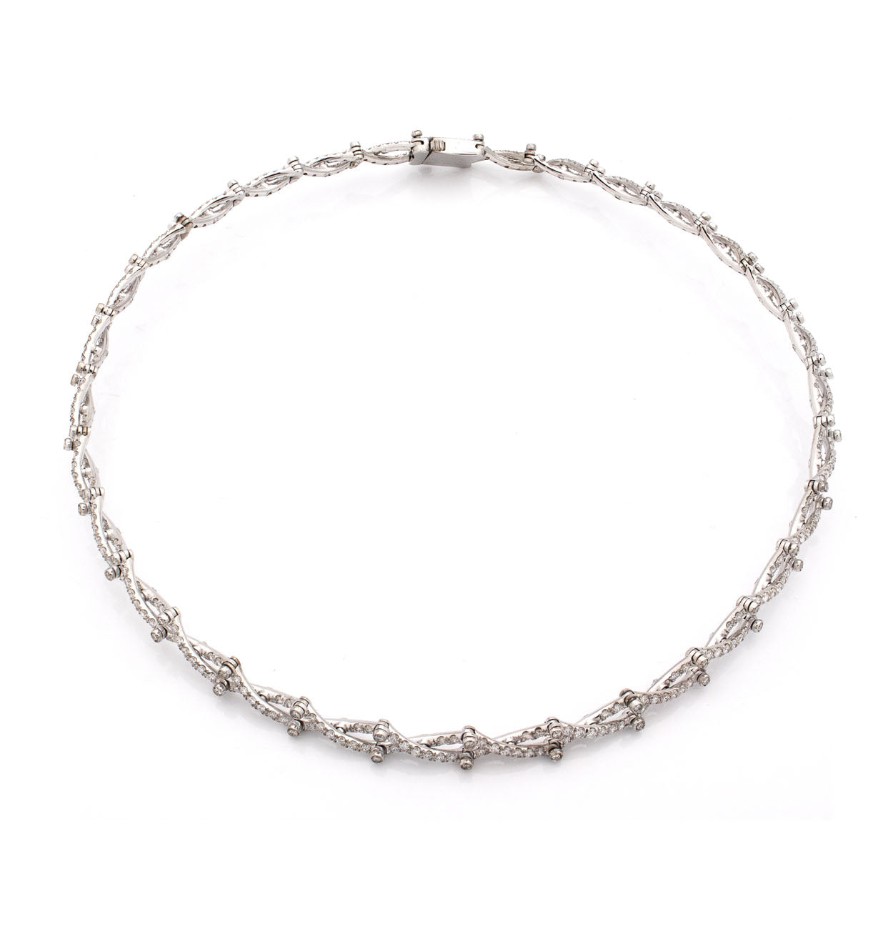 "EMBRACE OF LIGHT" - 18KT WHITE GOLD AND WHITE DIAMONDS