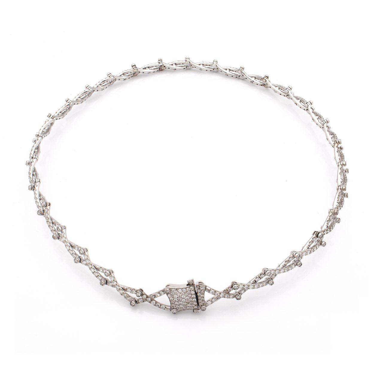 "EMBRACE OF LIGHT" - 18KT WHITE GOLD AND WHITE DIAMONDS