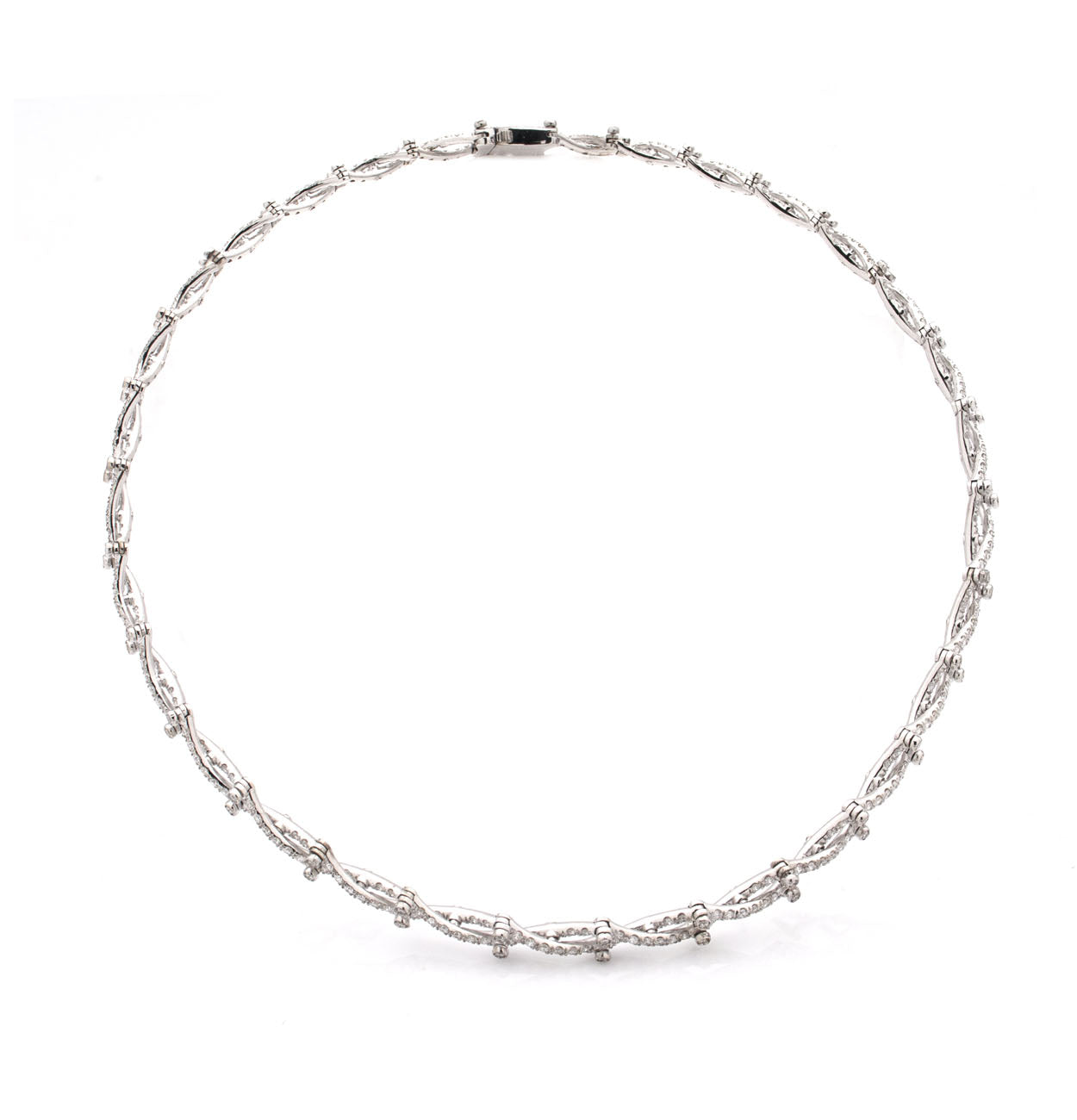 "EMBRACE OF LIGHT" - 18KT WHITE GOLD AND WHITE DIAMONDS