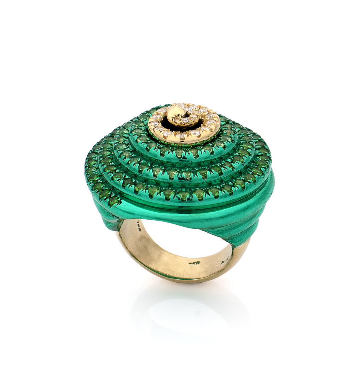 "UN TUFFO NEL VERDE" - ORO 18KT