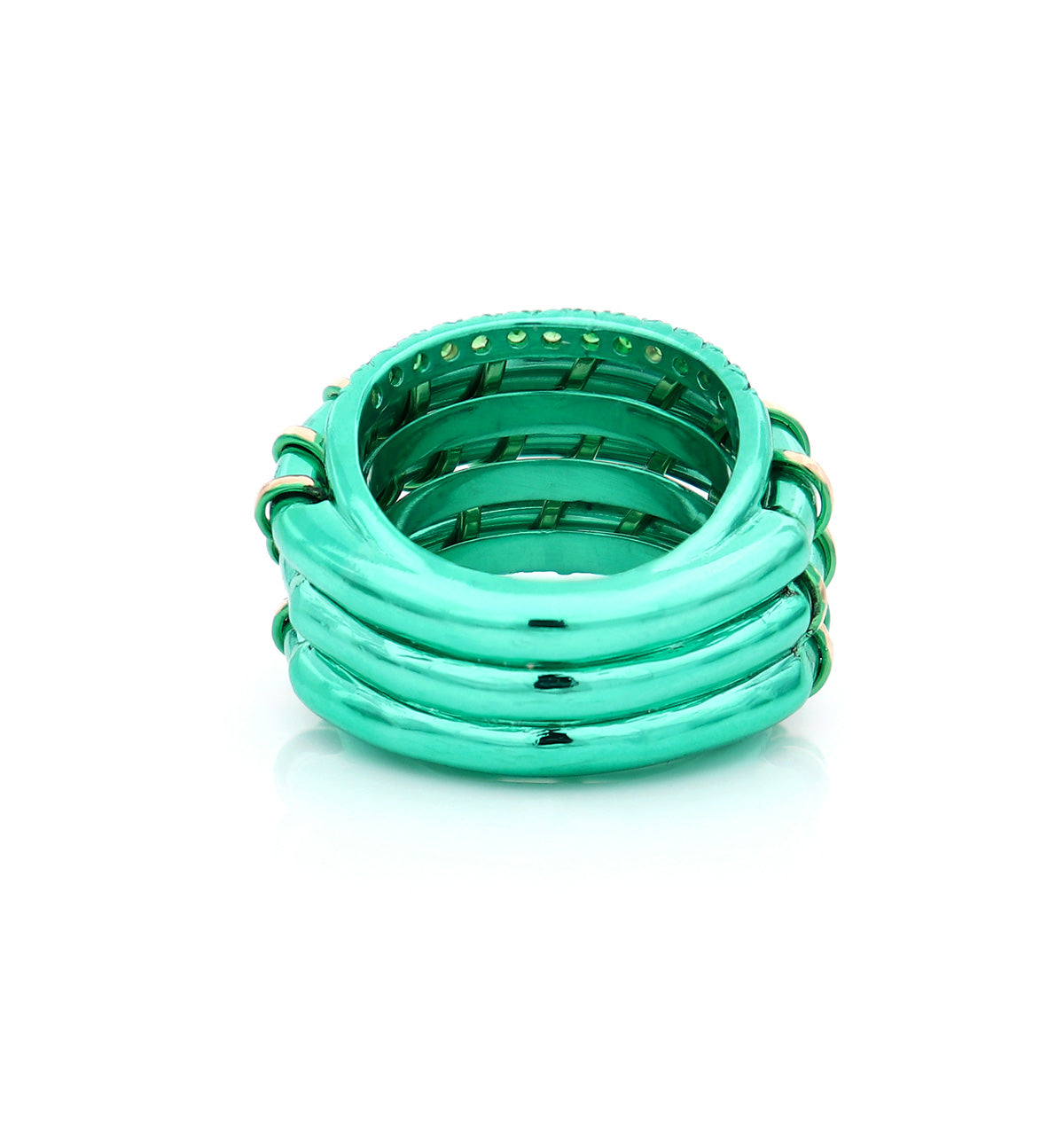 "APERITIVO" - 18KT GOLD - TSAVORITES