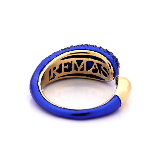 COLLEZIONE GOCCE - ORO 18KT - BLU COBALTO