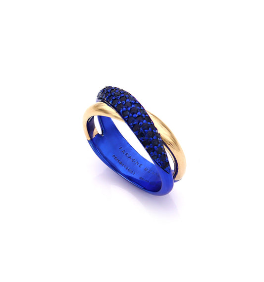 "MARGAUX" - ORO 18KT - ZAFFIRI BLU