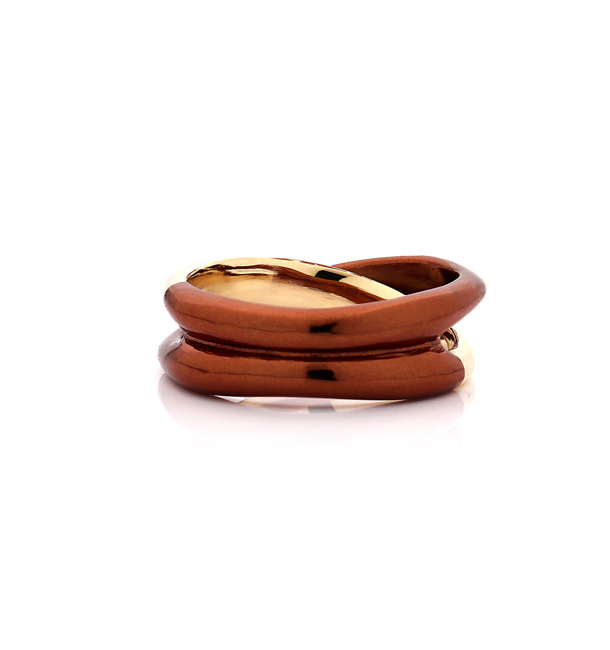 "MARGAUX" - 18KT GOLD - BROWN DIAMONDS