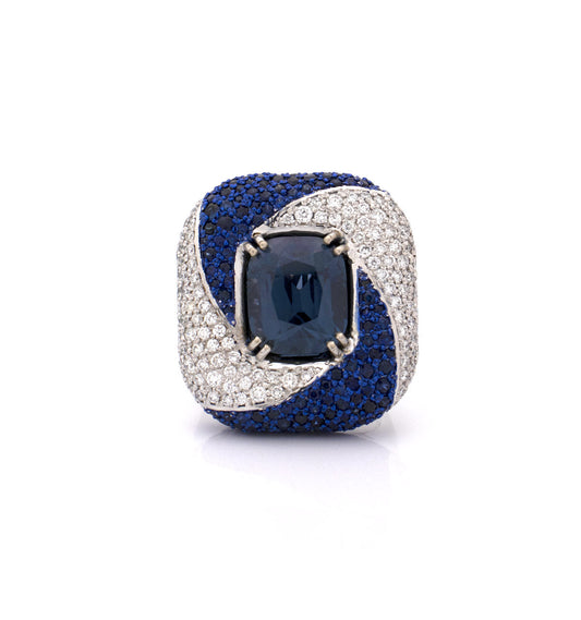 "PSYOP IN BLUE" ORO BIANCO 18KT