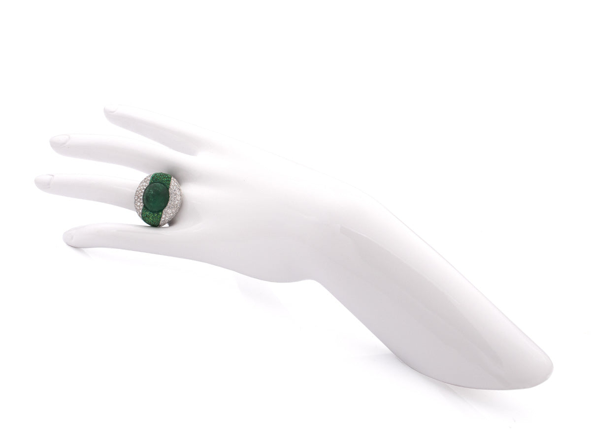 "JAW BREAKER" 18KT WHITE GOLD