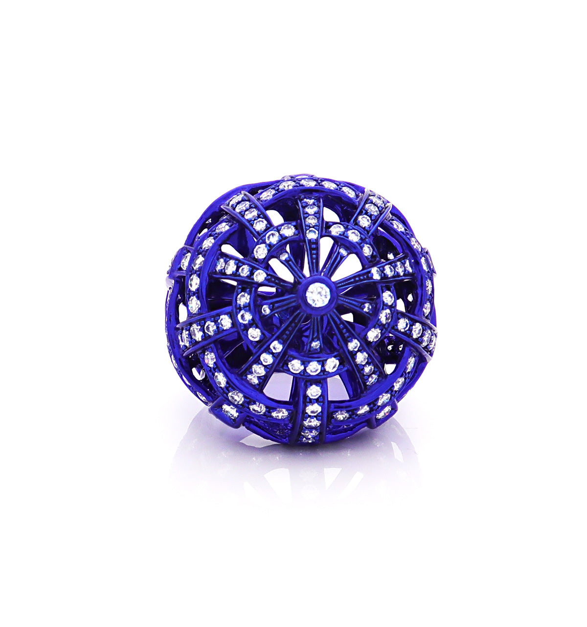 "BLUE CAGE" - 18KT GOLD