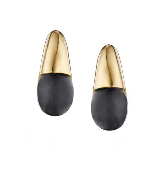 COLLEZIONE GOCCIOLINE ORECCHINI - ORO 18KT - ONICE NERA