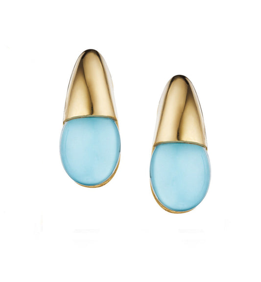 COLLEZIONE GOCCIOLINE ORECCHINI - ORO 18KT - TURCHESE