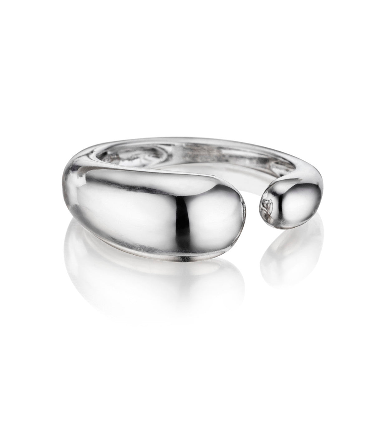 GOCCE COLLECTION RING - 18KT WHITE GOLD