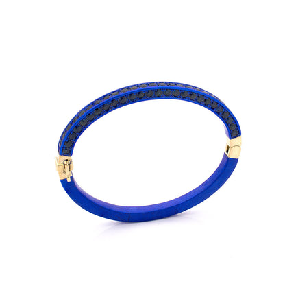 "HUSBAND'S CUFF" - ORO 18KT - BLU