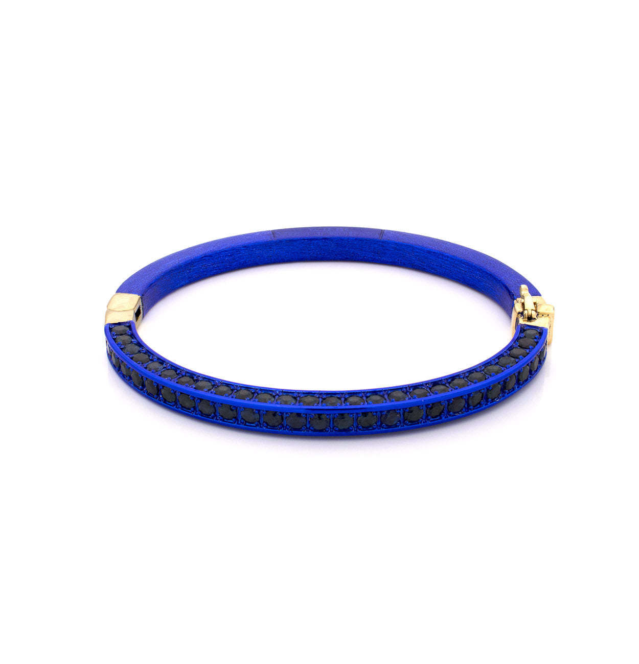 "HUSBAND'S CUFF" - 18KT GOLD - BLUE