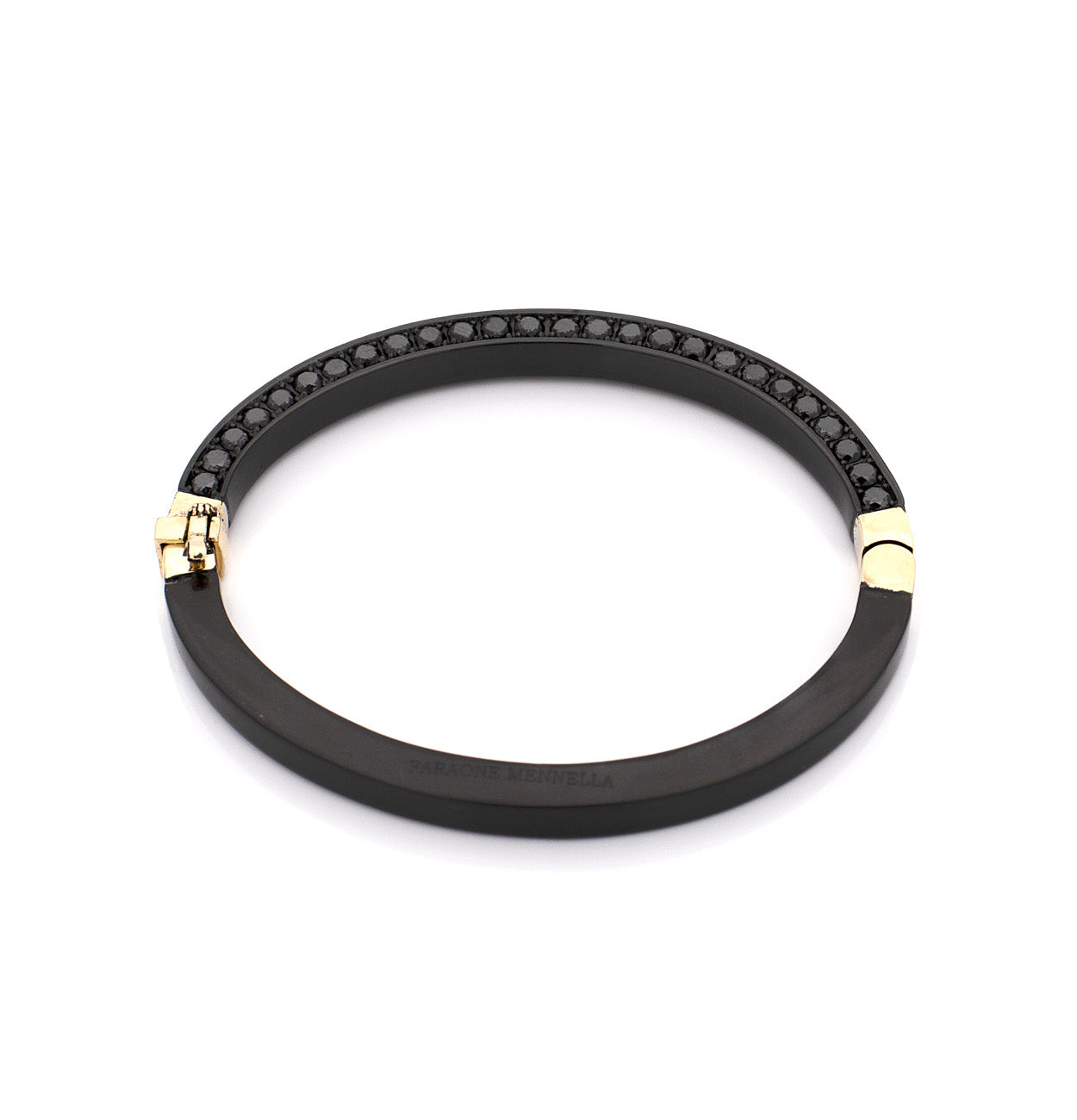 "HUSBAND'S CUFF" - 18KT GOLD - BLACK