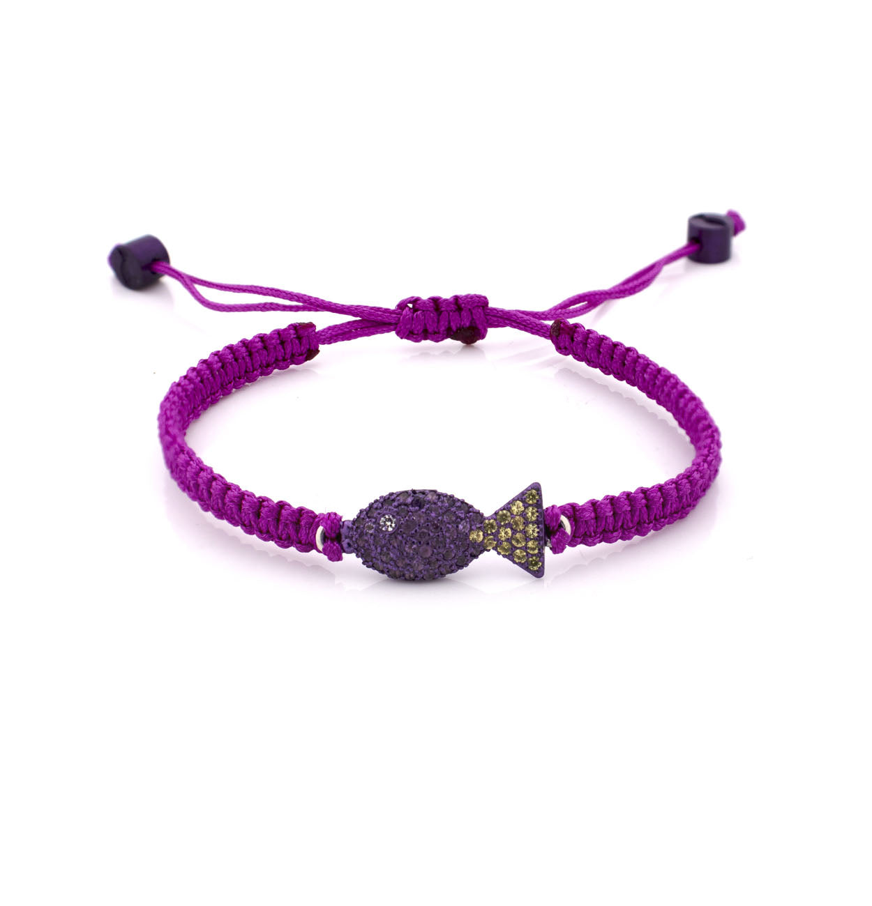 "PESCIOLINI" - STERLING SILVER - PINK AND YELLOW SAPPHIRES - BRACELET