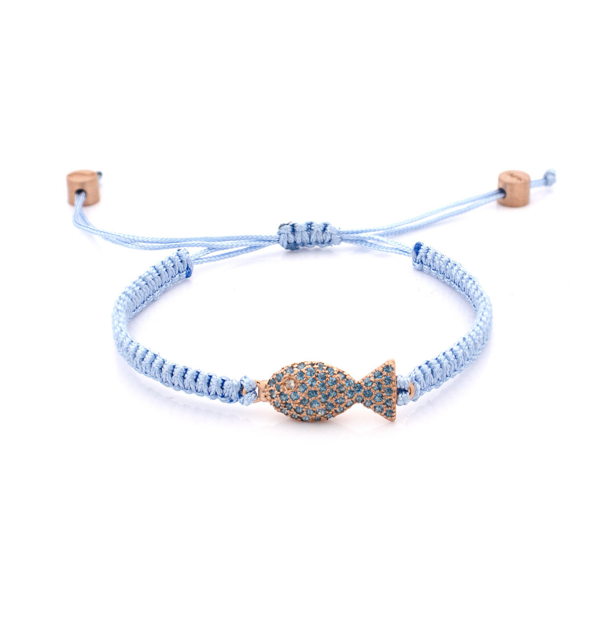 "PESCIOLINI" - STERLING SILVER AND TOPAZ - BRACELET