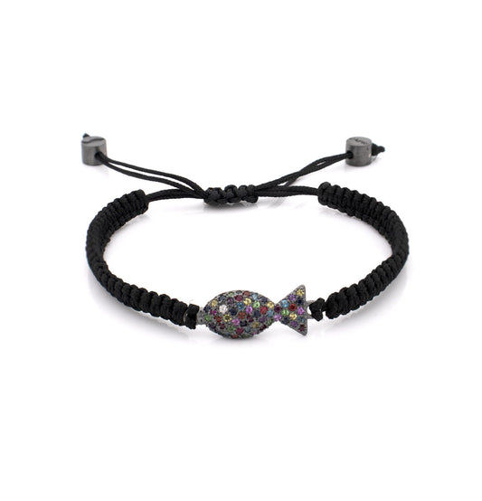 "PESCIOLINI" - STERLING SILVER AND MULTICOLOR - BRACELET