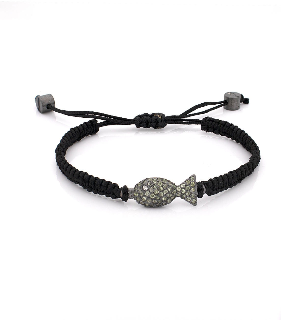 "PESCIOLINI" - STERLING SILVER AND GREY SAPPHIRES - BRACELET