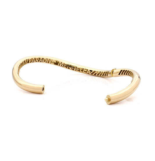 COLLEZIONE "WAVE" BRACCIALE - ORO GIALLO 18KT