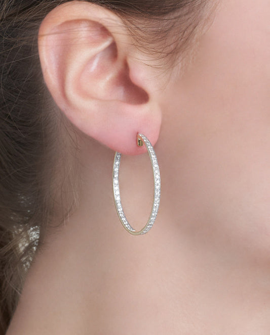 ORECCHINI COLLEZIONE BARBARELLA ORO 18KT - DIAMANTI BIANCHI