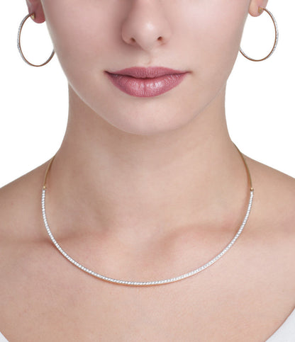 COLLANA COLLEZIONE BARBARELLA ORO 18KT - DIAMANTI BIANCHI