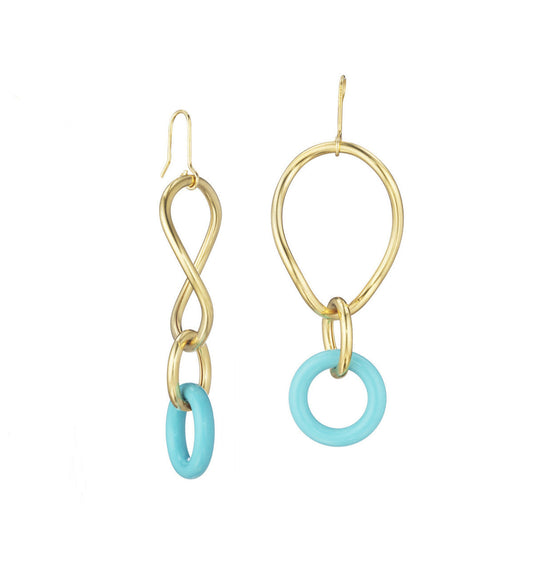 COLLEZIONE STELLA - ORO 18KT - LINKS TURCHESE