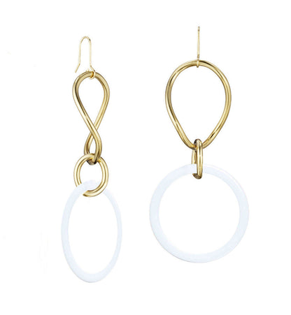 COLLEZIONE STELLA - ORO 18KT - LINKS GRANDI AGATA BIANCA