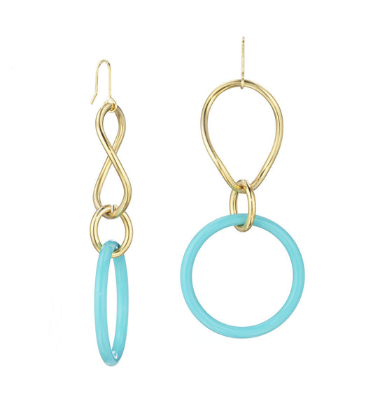 COLLEZIONE STELLA - ORO 18KT - LINK TURCHESE GRANDI