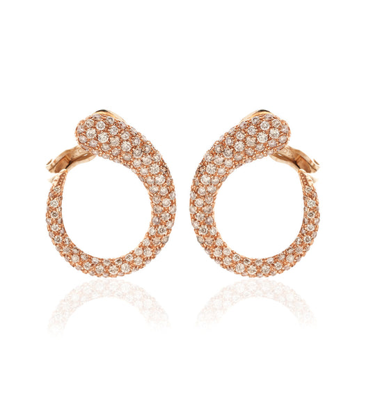 GOCCE COLLECTION BROWN DIAMONDS EARRINGS