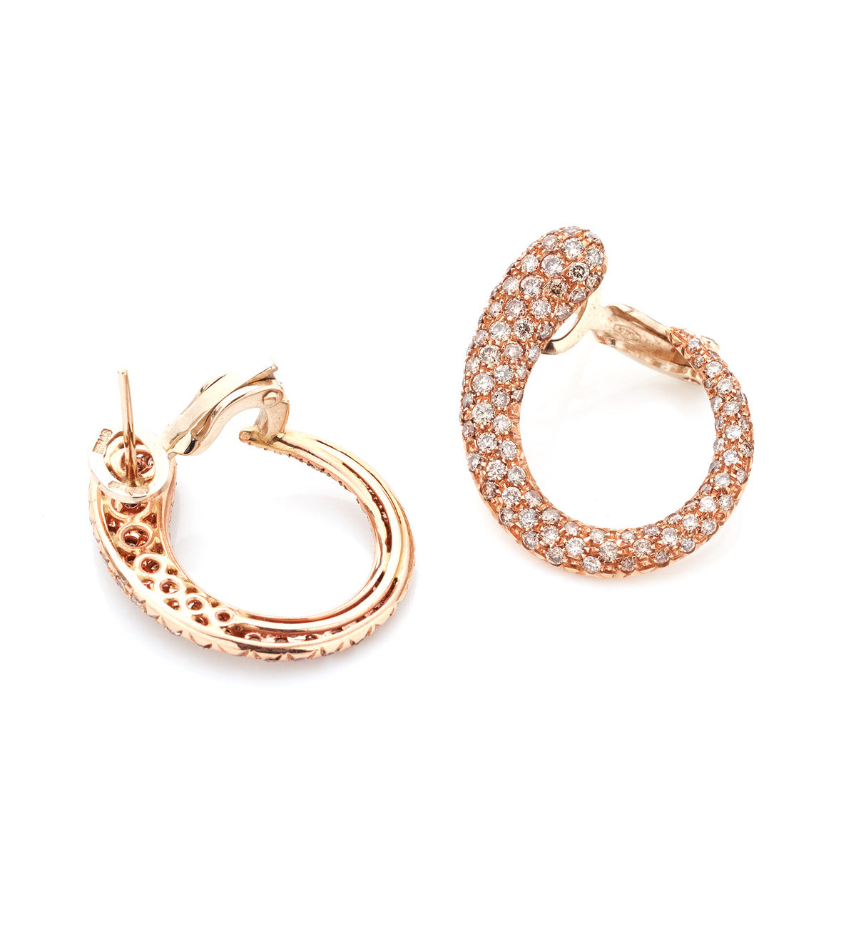 GOCCE COLLECTION BROWN DIAMONDS EARRINGS