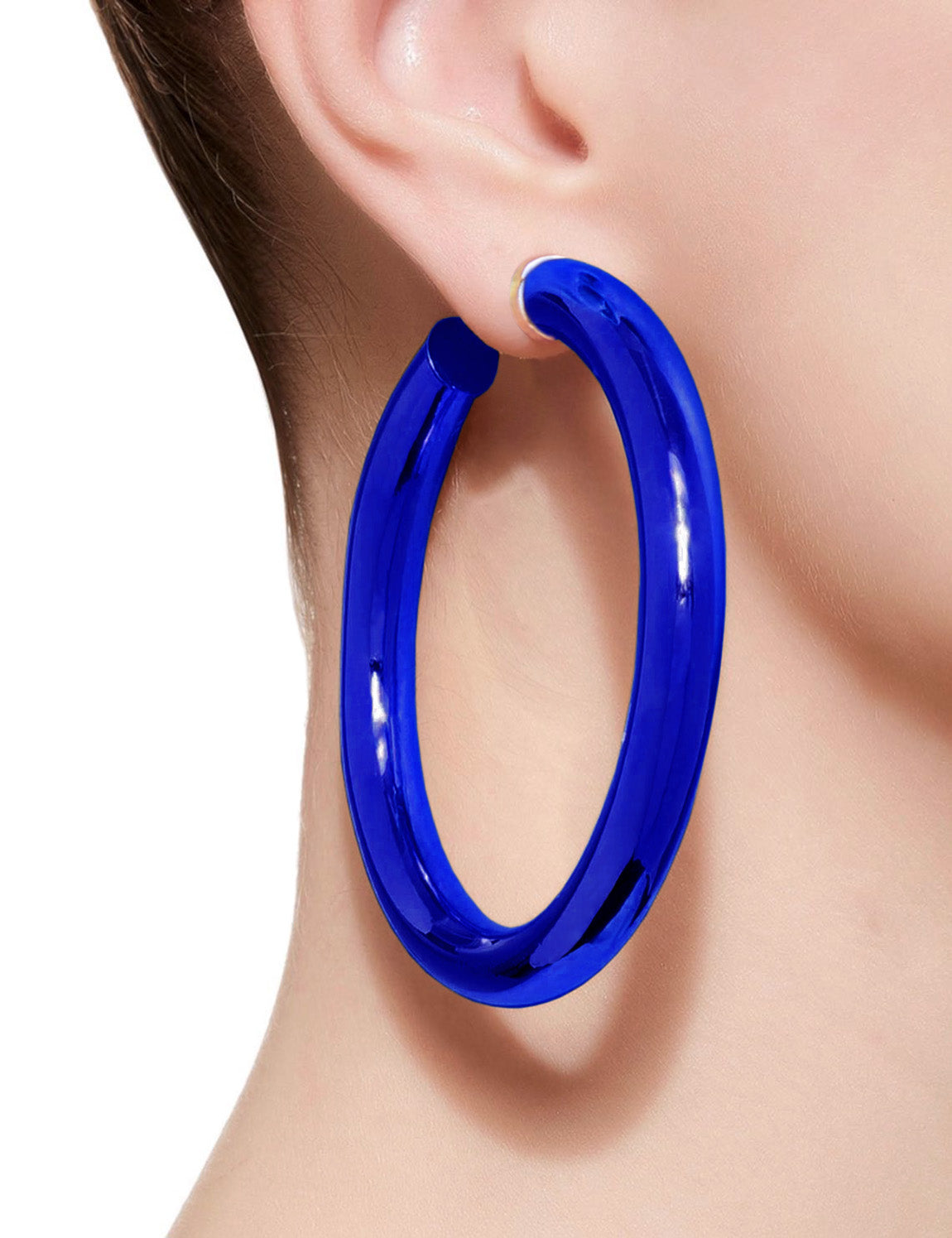 BARBARELLA COLLECTION - 18KT GOLD - STERLING SILVER - EX-LARGE - COBALT BLUE