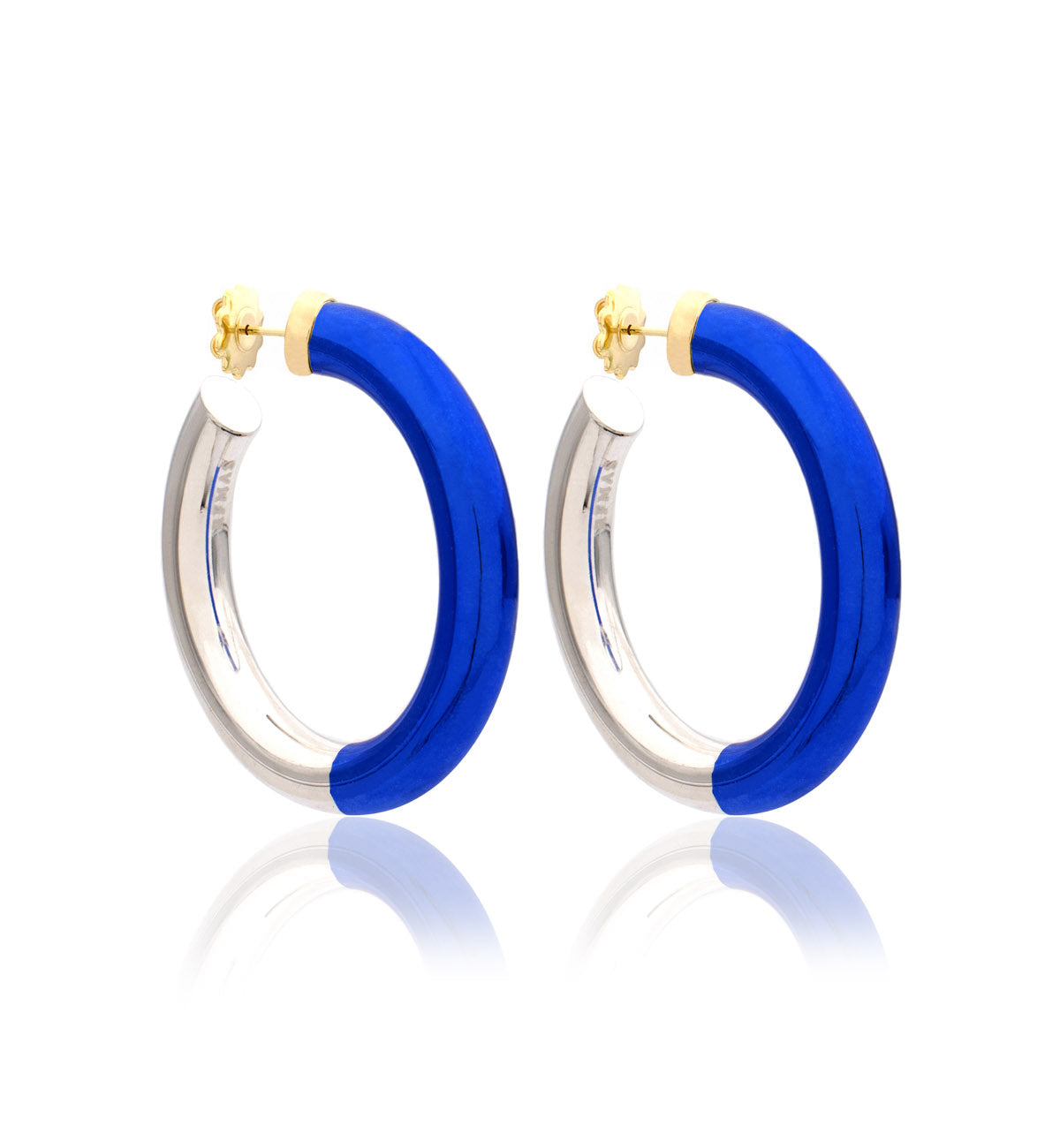 BARBARELLA COLLECTION - 18KT GOLD - STERLING SILVER - EX-MEDIUM - BICOLOR