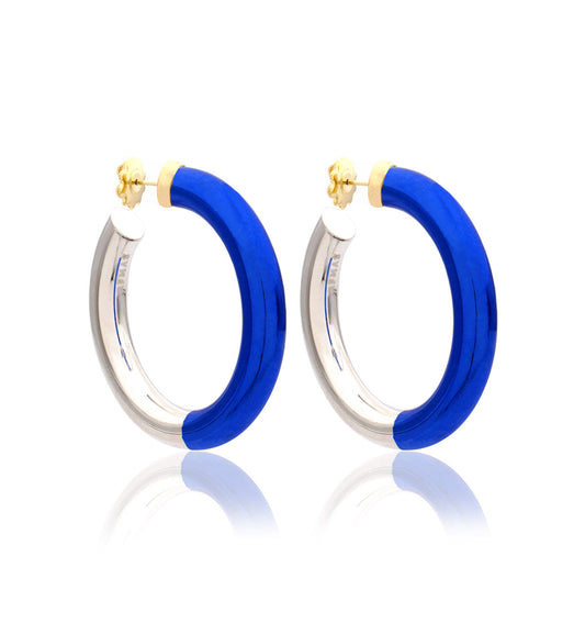 BARBARELLA COLLECTION - 18KT GOLD - STERLING SILVER - EX-MEDIUM - BICOLOR