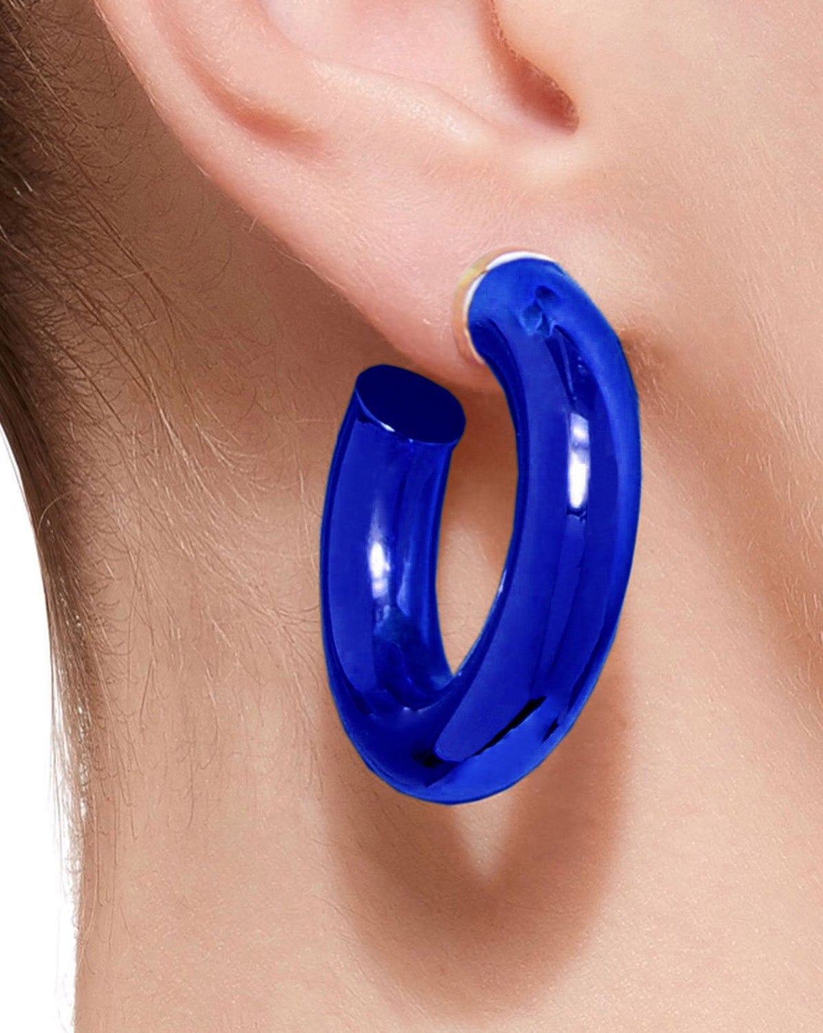 BARBARELLA COLLECTION - 18KT GOLD - STERLING SILVER - EX-SMALL - COBALT BLUE