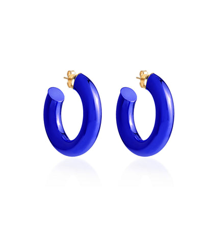 BARBARELLA COLLECTION - ORO 18KT - ARGENTO - EX-PICCOLI - BLU COBALTO
