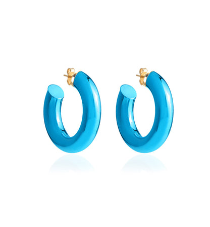 BARBARELLA COLLECTION - ORO 18KT - ARGENTO - EX-PICCOLI - BLU ACQUA