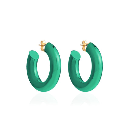 COLLEZIONE BARBARELLA - ORO 18KT - ARGENTO - EX-PICCOLI - VERDE