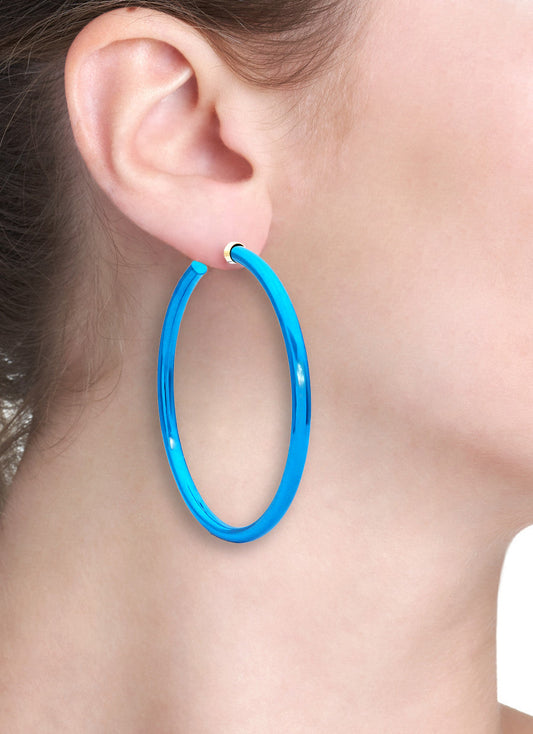 COLLEZIONE BARBARELLA - ORO 18KT - ARGENTO - MEDIO - BLU ACQUA